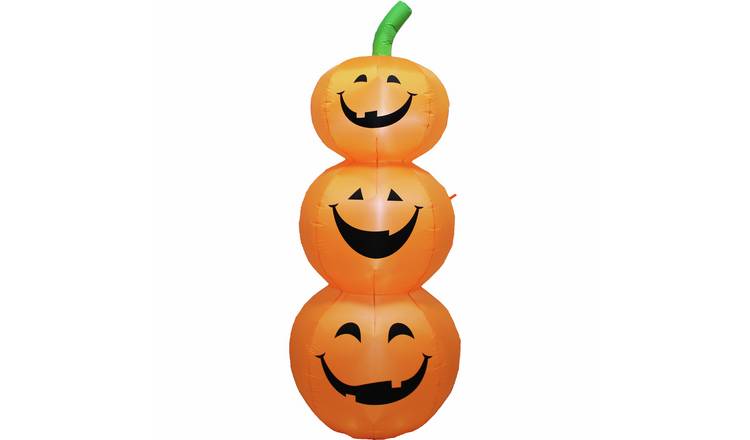 Premier Decorations Prelit Halloween Inflatable Pumpkin Tower Decoration
