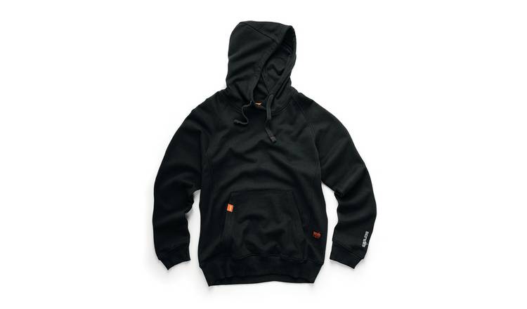 Scruffs Eco Worker Black Hoodie - Small