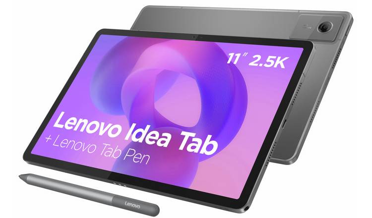 Lenovo Idea Tab 11 Inch 128GB AI Wi-Fi Tablet + Lenovo Tab Pen - Luna Grey