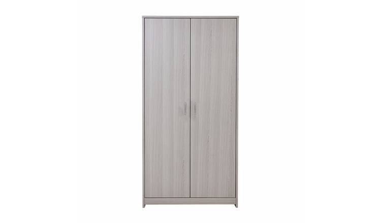 Babymore Caro Nursery 2 Door Wardrobe - Grey