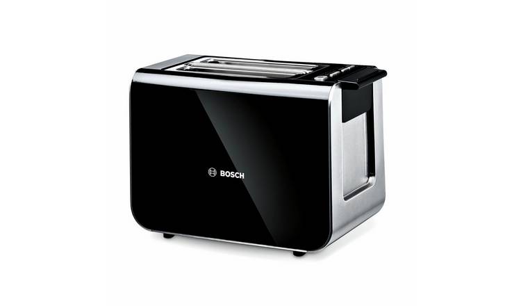 Bosch TAT8613NGB Styline Compact 2 Slice Toaster - Black