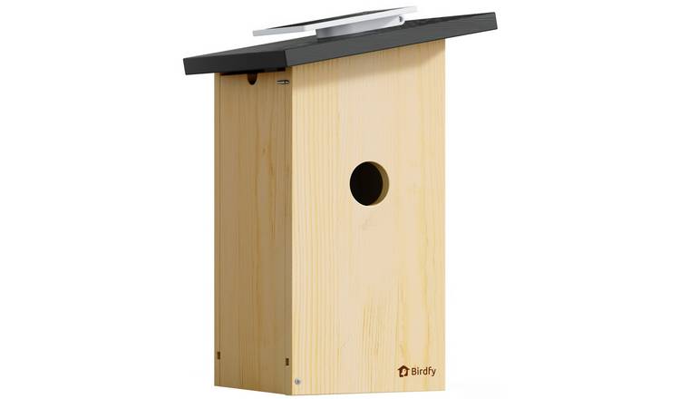 Birdfy Ebony Lite Smart Bird House with Camera & Solar Panel