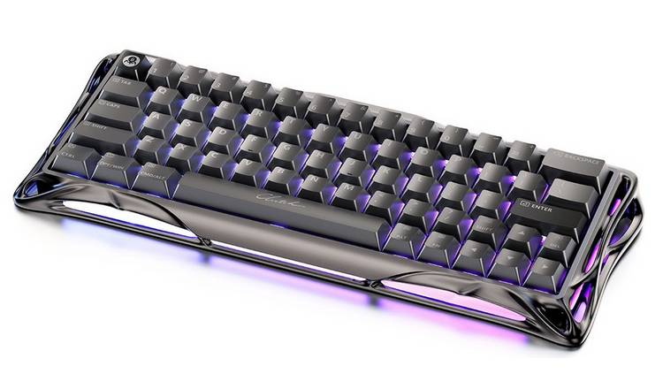GravaStar Mercury V60 Pro Wired Gaming Keyboard - Gunmetal