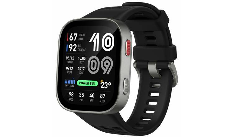 Amazfit Bip Max Smart Watch - Black & Silver