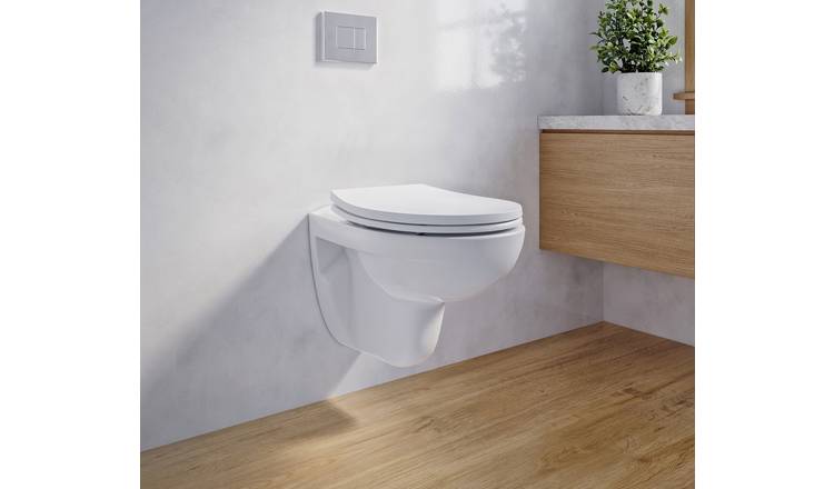 Bemis Hudson Moulded Wood Soft Close Toilet Seat - Matt White