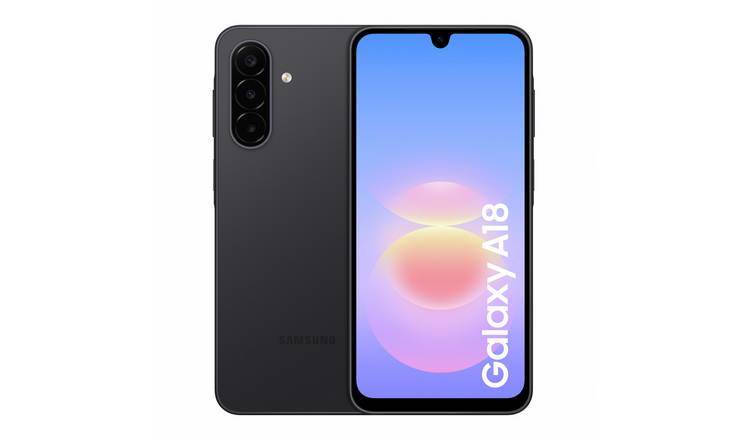 SIM Free Samsung Galaxy A18 4G 128GB AI Mobile Phone - Black