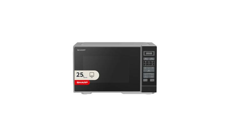 Sharp 900w Standard Microwave RDS252TS-UK - Silver