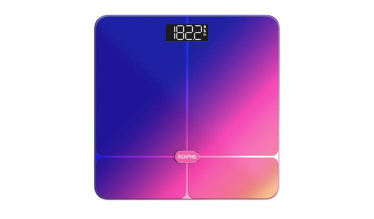 Renpho Elis Smart Body Bathroom Scale - Pink and Purple