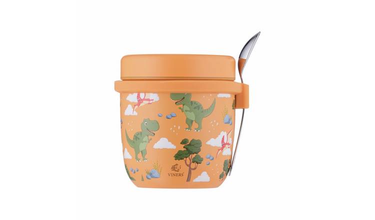 Viners Roarsome Dinosaur Kids Food Flask with Spoon - 300ml