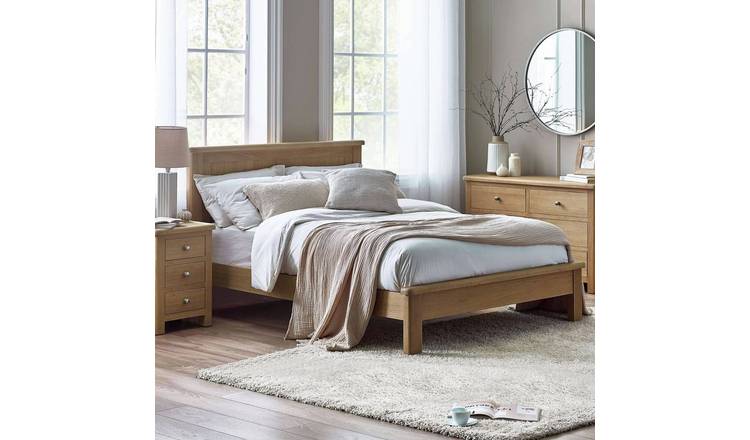 Julian Bowen Memphis Double Bedframe - Oak