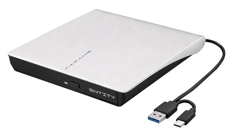 Entity Era Single Slim DVD Re-Writer - White