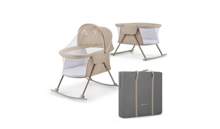Kinderkraft LOVI 3-In-1 Baby Cradle Travel Cot - Beige