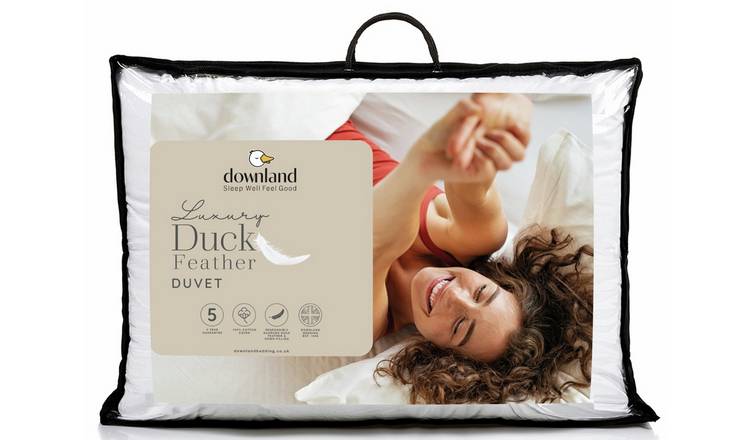 Downland Luxury Duck Feather Autumn and Winter 13.5 Tog Duvet - Single
