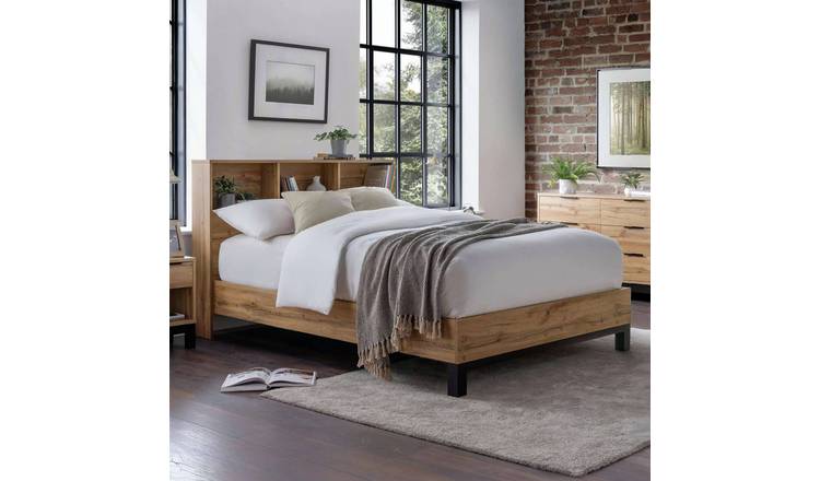 Julian Bowen Bali Kingsize Bedframe - Light Oak