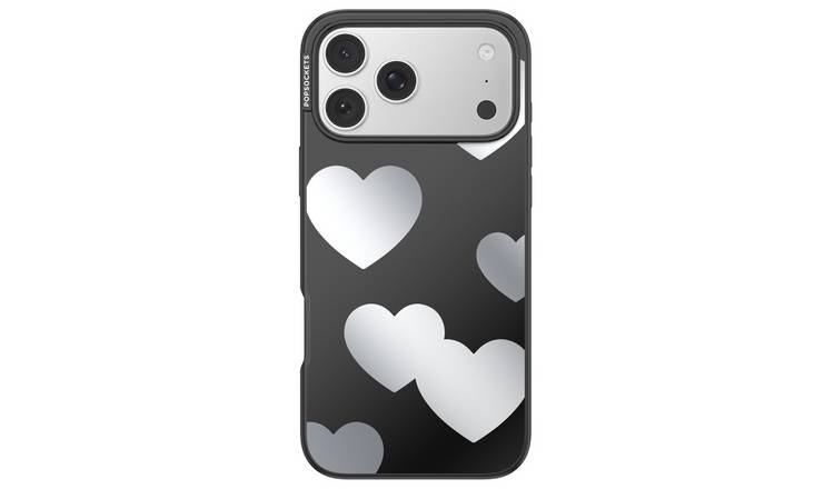 PopSockets PopCase iPhone 18 Pro Max/17 Pro Max Case MagSafe - Hearts Reflection
