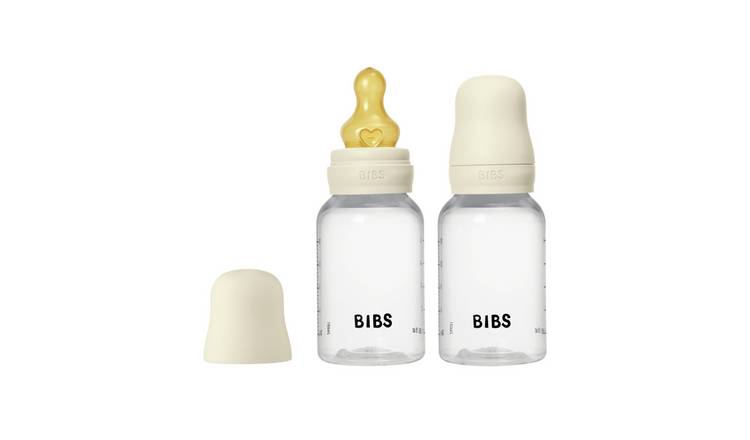 BIBS Latex 150ml Baby Bottles Pack of 2 - Ivory