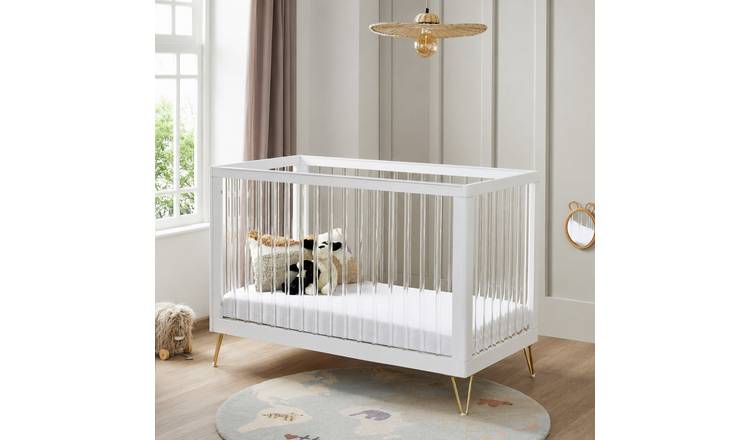 Babymore Kimi Cot Bed - Acrylic