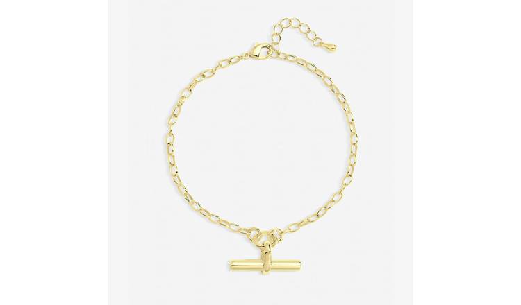 Inicio Gold T-Bar Bracelet