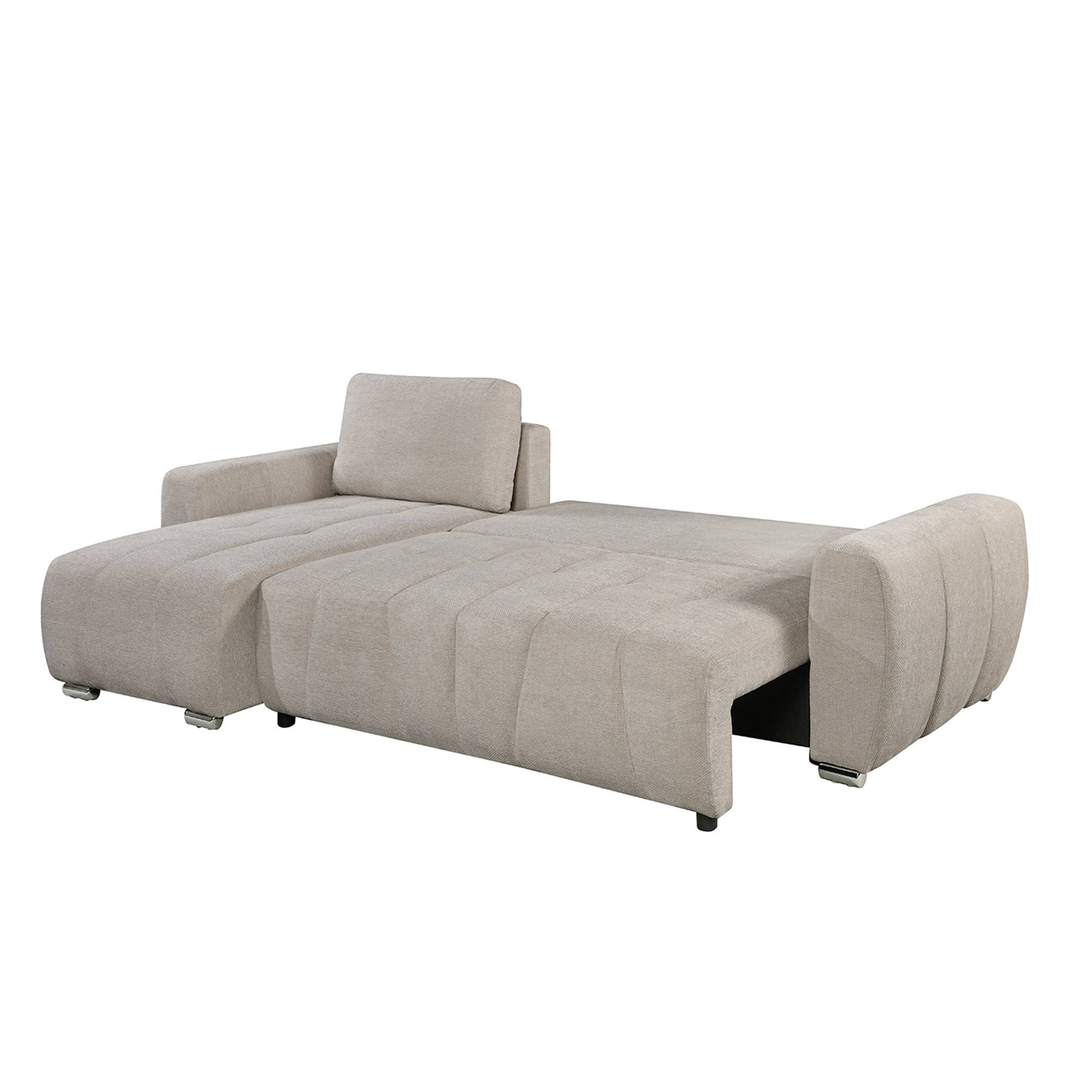 Furniture Online Vienna 3 Seater Pull Out Folding Sofa Bed – Beige - Image 4