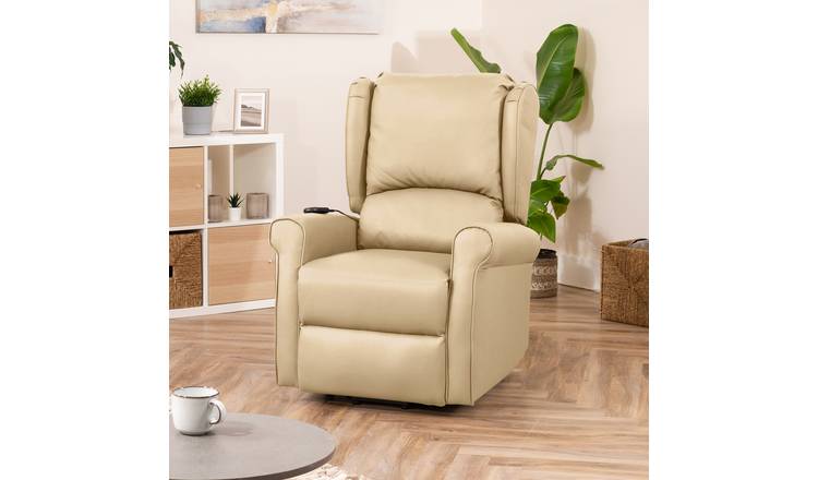 Artemis Home Corcoran Electric Riser Recliner with Massage and Heat - Cream