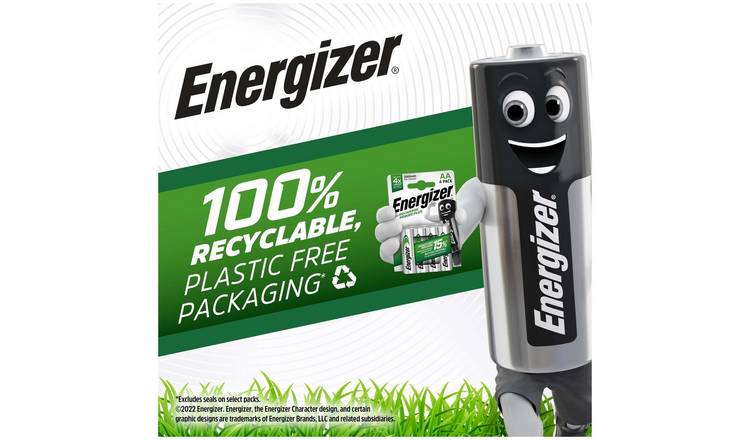 Piles Rechargeables AAA HR03 700mAh x4 Energizer - Mr.Bricolage