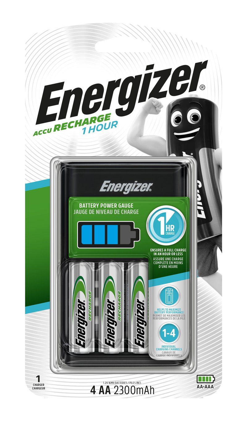 Energizer 1 Hour Battery Charger with 4 x AA Batteries Review