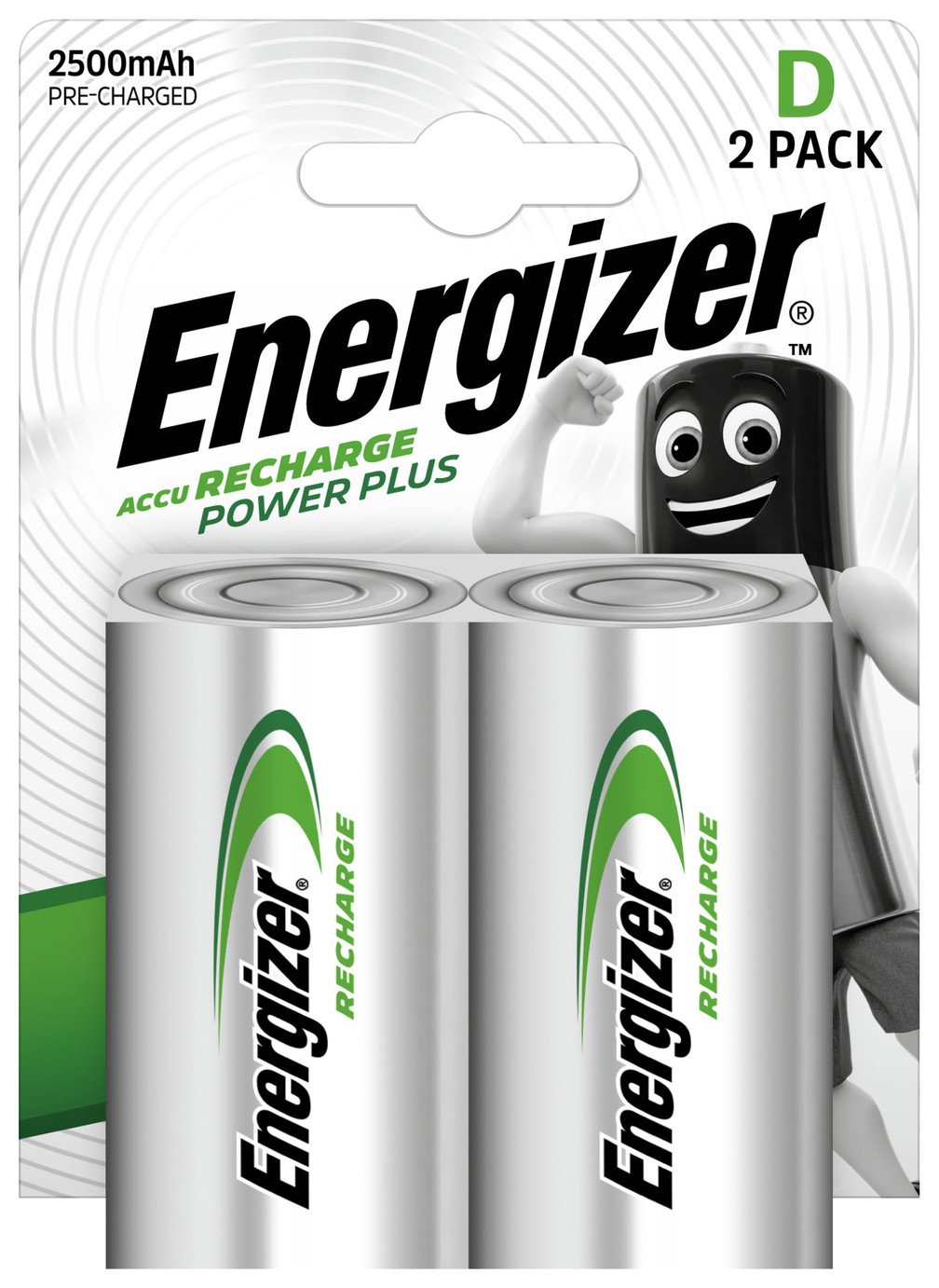 Energizer 2500 mAh Rechargeable D Batteries Reviews