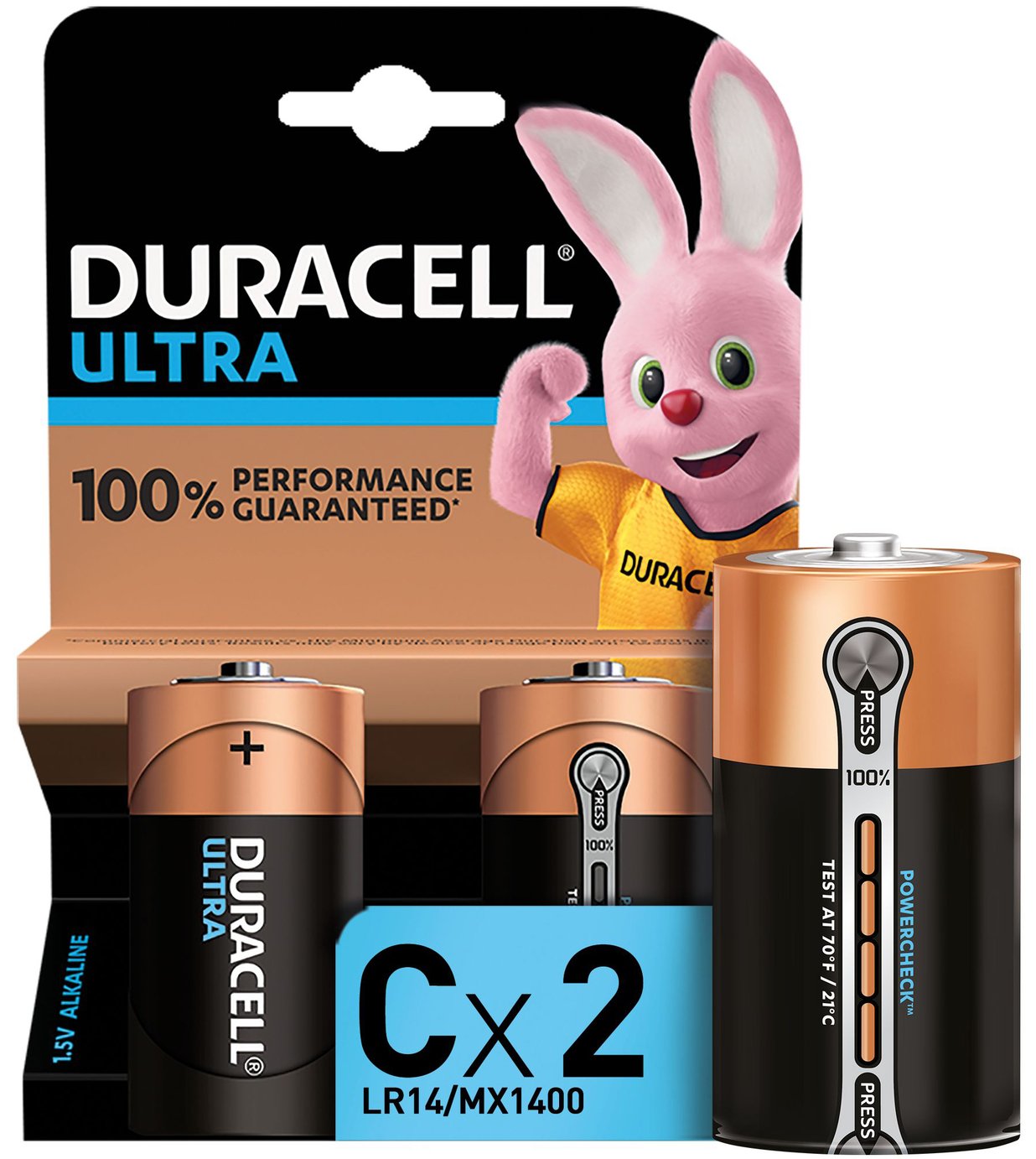 Duracell Ultra Power Alkaline C Batteries