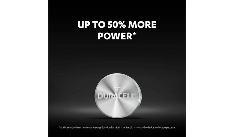 Buy Duracell Lr44 Alkaline Button Battery 76a Pack Of 2 Batteries Argos