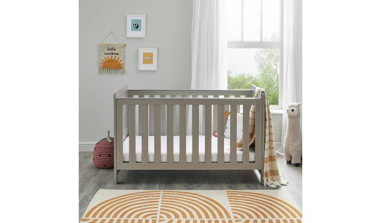 Babymore Caro Cot Bed - Grey
