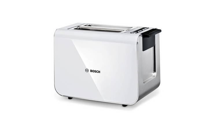 Bosch TAT8611NGB Styline Compact 2 Slice Toaster - White