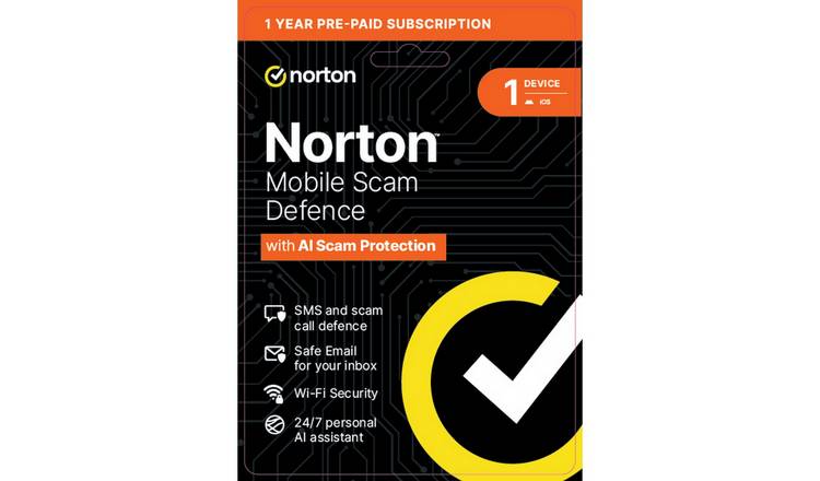 Norton Mobile Scam Defence 1 User 1 Device - 12 Month