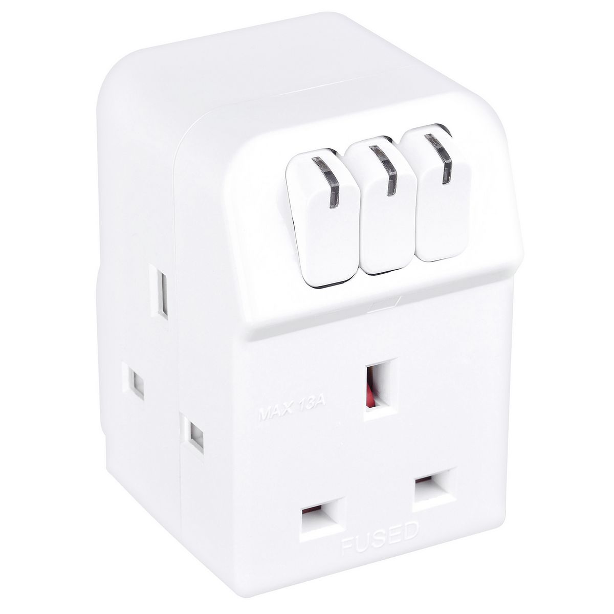 Masterplug 3-Way Individually Switched Adapter | A1 Tech Deals