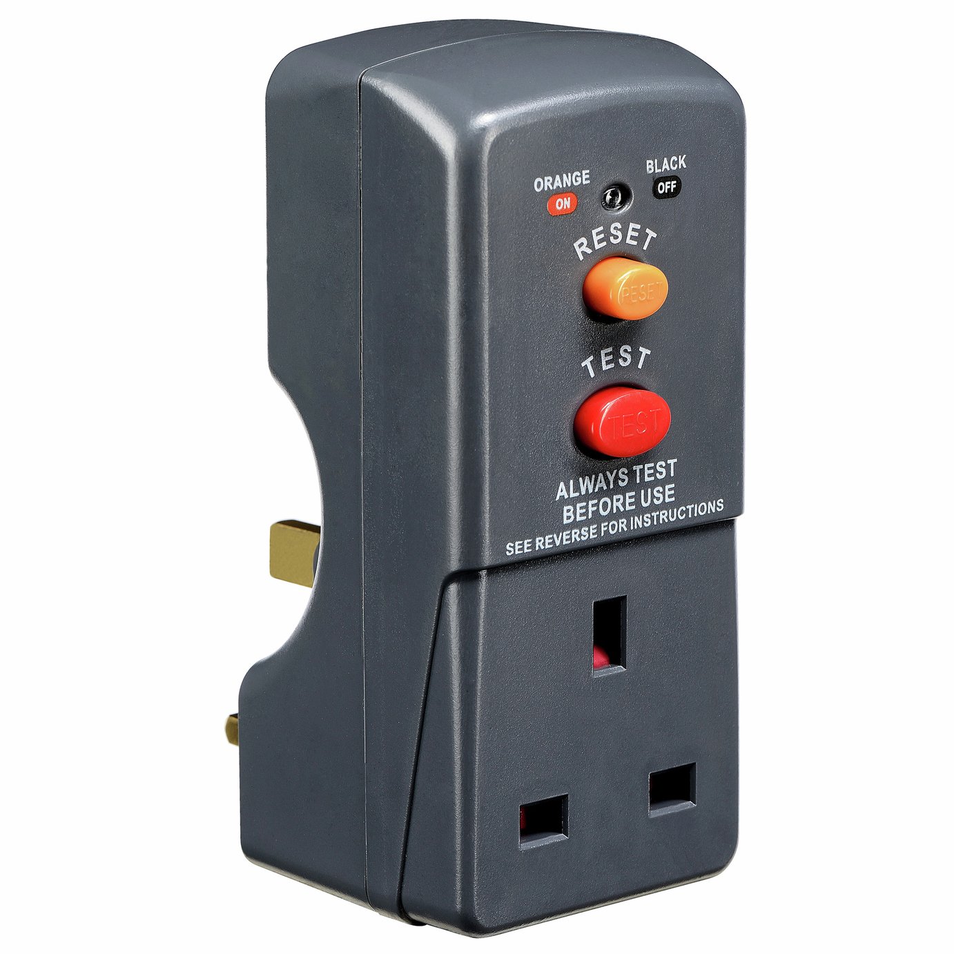 Masterplug RCD 1 Socket Adapter