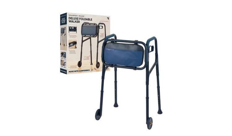 Sharper Image Deluxe Foldable Height Adjustable Walker