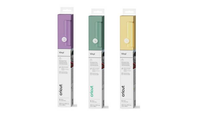 Cricut Permanent Vinyl Rolls Pack of 3