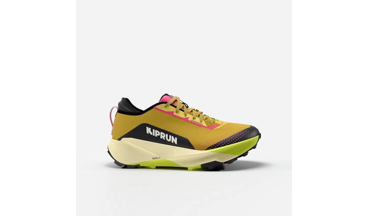 Decathlon Men's Kipsummit Waterproof Trail Running Shoes - Yellow - UK 7