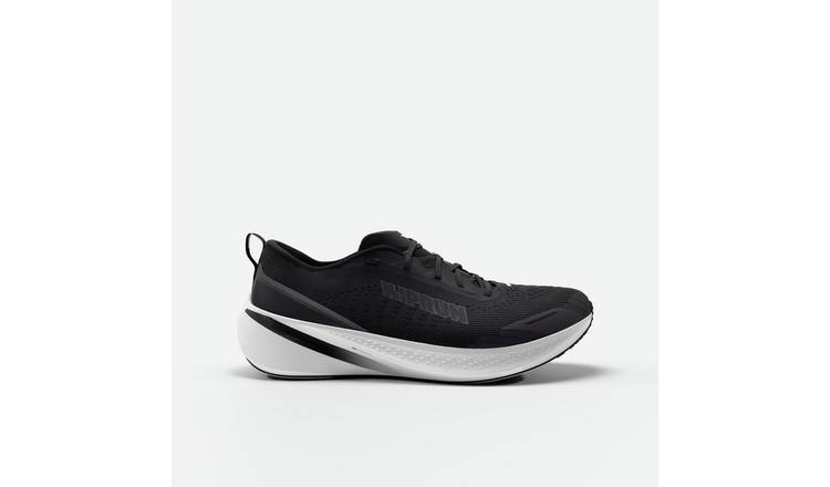 Decathlon Men's Kipcore Running Shoes - Black & White - UK 11
