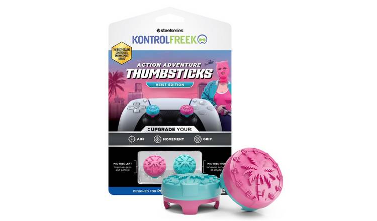 KontrolFreek Action Adventure Thumbsticks For PS4 & PS5 - Heist Edition