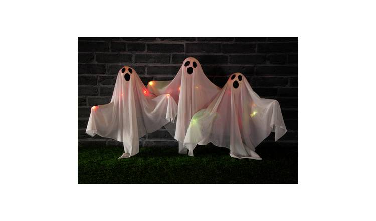 Premier Decorations Pack of 3 Halloween Ghost Path Finders Lights