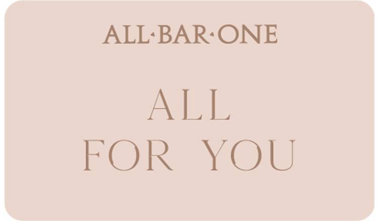 All Bar One 50 GBP Gift Card