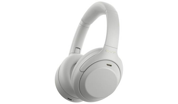 Sony WH-1000XM4C Noise-Cancelling Over-Ear Wireless Headphones - Silver