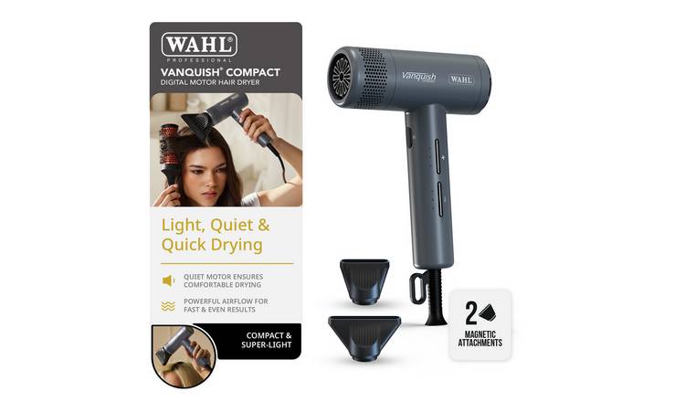 Wahl Vanquish Compact Digital Motor Hair Dryer - Grey