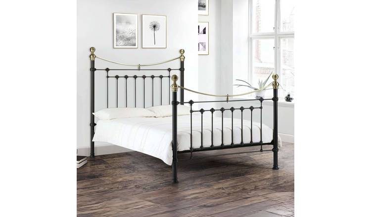 Julian Bowen Victoria Double Bedframe - Black