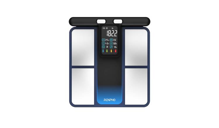 Renpho Morphoscan Intelligent Smart Body Analyser Bathroom Scale - Black Silver