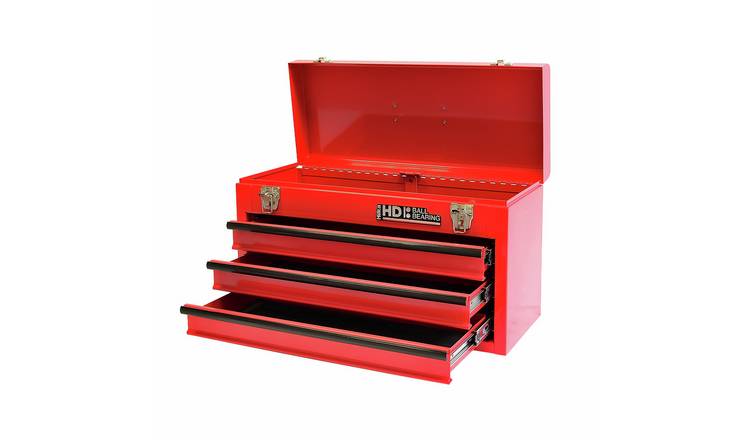 Hilka 3-Drawers Portable Steel Tool Chest