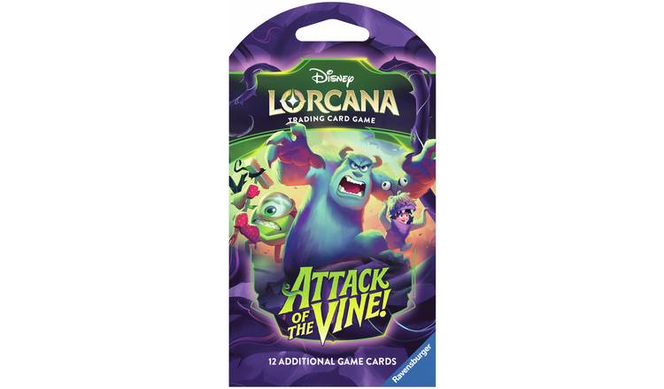 Disney Lorcana Attack of The Vine Booster 3 Pack Trading Card