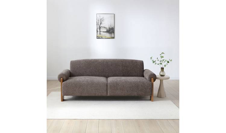 Kyoto Mitch Small Double Fabric Clic Clac Sofa Bed - Mocha