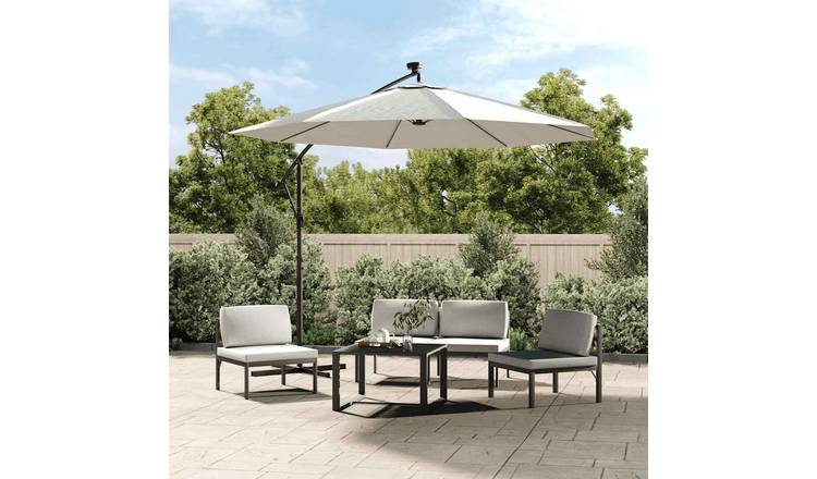 Walplus Replacement for Cantilever Umbrella - White - 350 cm