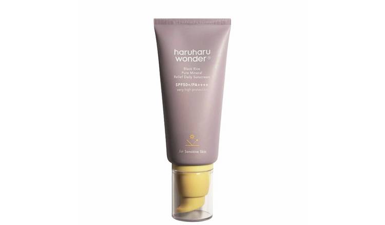 Haruharu Wonder SPF 50+ Black Rice Pure Mineral Relief Daily Sunscreen - 50ml